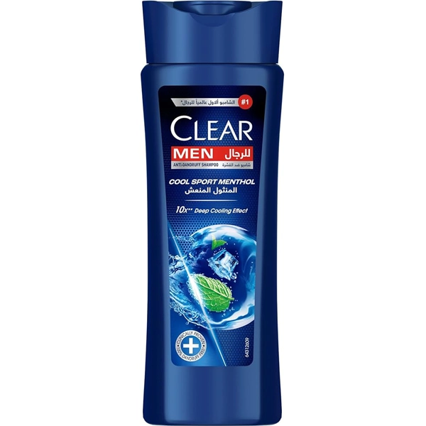 شامپو ضد شوره نعنایی کلیر اصل مدل کول اسپورت مردانه با اثر خنک کنندگی عمیق 300 میل | Clear Cool Sport Menthol Anti Dandruff Shampoo for men 300ml